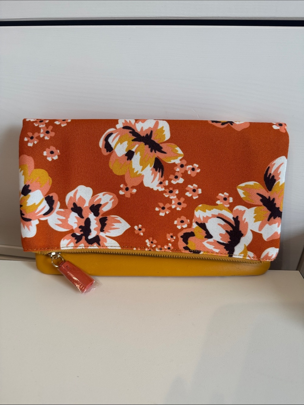 New Rachel Pally Foldover Floral Clutch